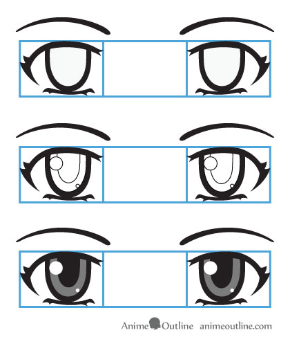 How to Draw Anime Eyes and Eye Expressions | Seems Kawaii