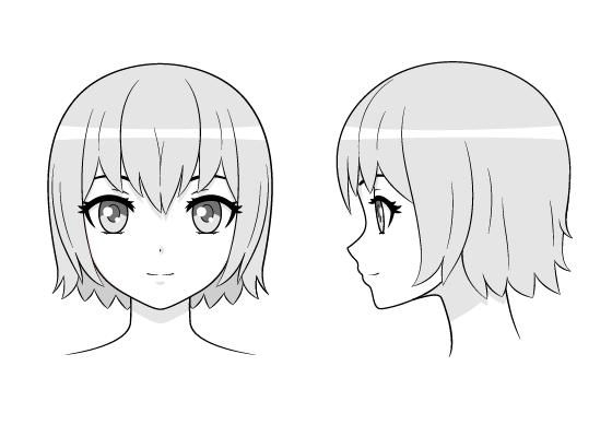 How To Draw An Anime Girl S Head And Face Animeoutline
