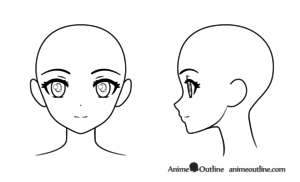 How to Draw an Anime Girl's Head and Face - AnimeOutline