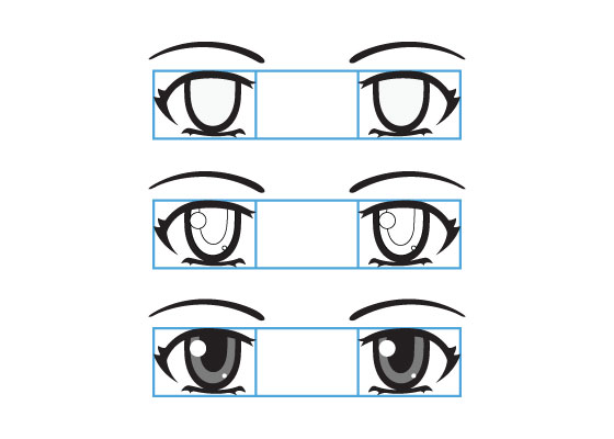 How to Draw Female Anime Eyes Tutorial - AnimeOutline