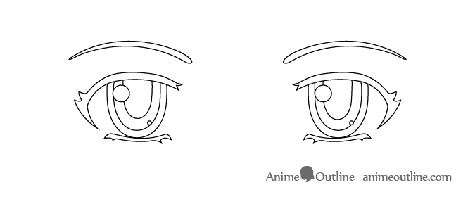 Easy Drawing Of Anime Eyes [2 Styles, Video + Images