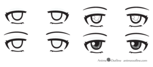 How to Draw Anime Eyes and Eye Expressions Tutorial - AnimeOutline