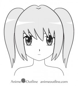 How to Draw Anime and Manga Hair - Female - AnimeOutline