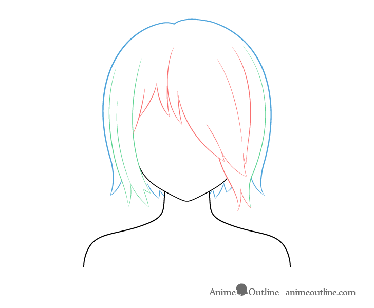 How to Shade Anime Hair Step by Step - AnimeOutline