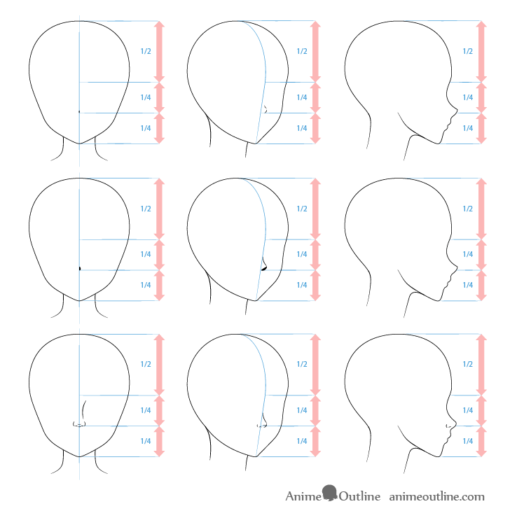 How To Draw Anime Noses Step by Step Drawing Guide by Dawn  DragoArt