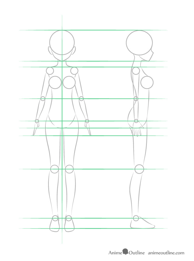 template female body base sketch