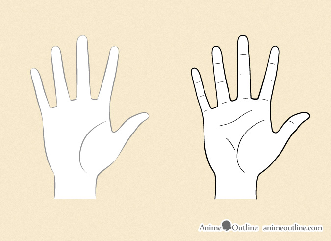 How To Draw Manga Hands? Step By Step Tutorial