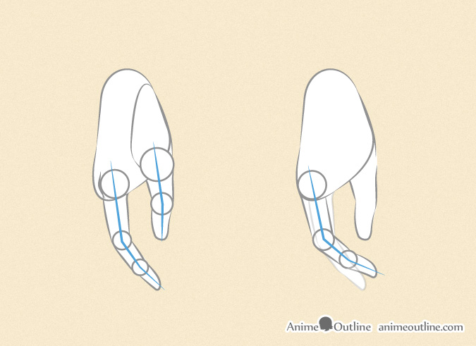 How to Draw Anime Hands Step by Step - AnimeOutline