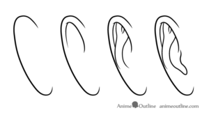 How to Draw Anime and Manga Ears - AnimeOutline