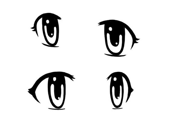Pro tips for drawing anime eyes Different types of highlights  Anime Art  Magazine
