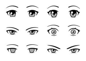 Anime eyes personalities