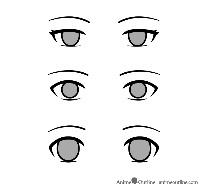 How To Draw Different Anime Eyes Step by Step Drawing Guide by BuiBui   DragoArt
