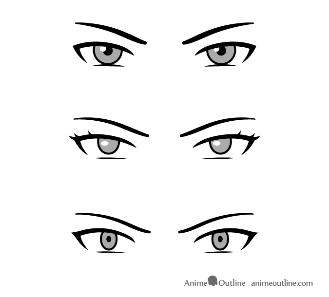 Draw Anime Villain Eyes Transparent PNG  500x640  Free Download on NicePNG