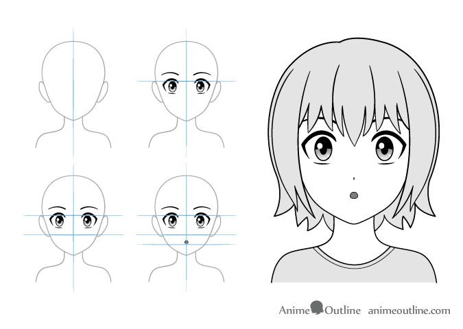Anime chibi dazed or confused facial expression drawing  Chibi sketch Anime  face drawing Drawing expressions