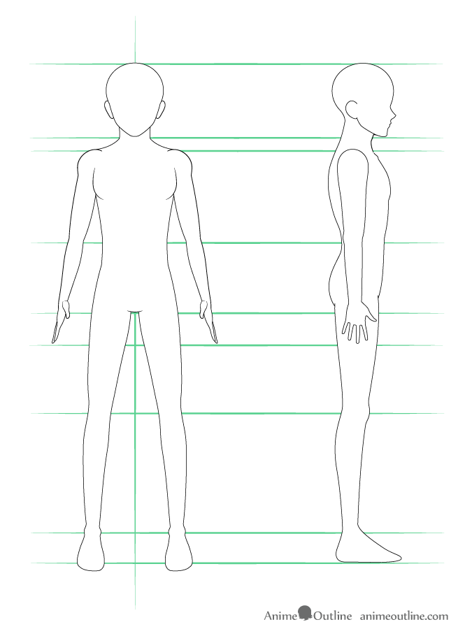 Full Body Drawing Male