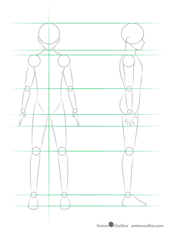How to Draw Anime Muscular Male Body Step by Step  AnimeOutline
