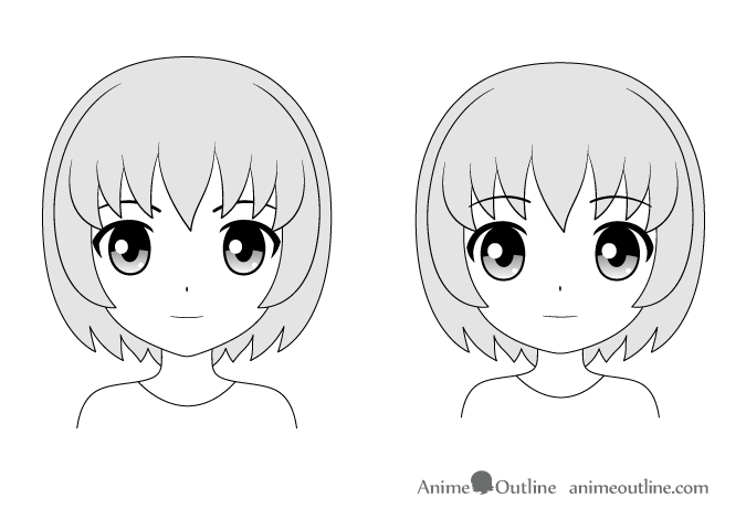 How to Draw Different Styles of Anime Heads  Faces  AnimeOutline