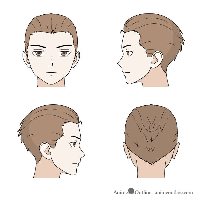 Buy Procreate Manga Hairstyles Stamps. Anime Girl Hairstyle Stamp Guide.  Procreate Hair Brushes for Chibi Character Commercial Use Online in India -  Etsy