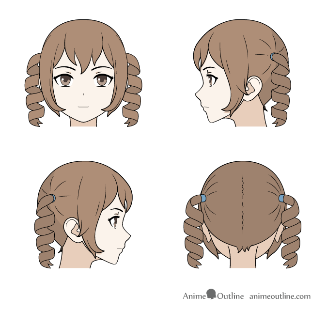 Pin by Bionesa☯️ on For beginners  Manga hair, Drawing anime clothes, Anime  hair