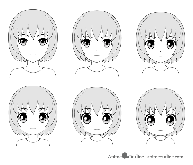 Premium Vector  Drawing process of young man anime style character vector  illustration design