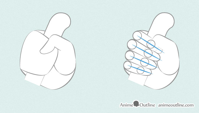 how to draw anime couples holding hands step by step