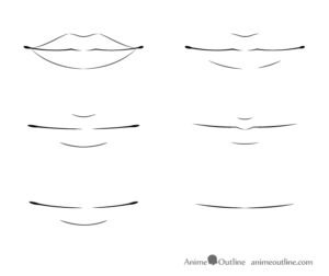 How to Draw Anime Lips Tutorial - AnimeOutline