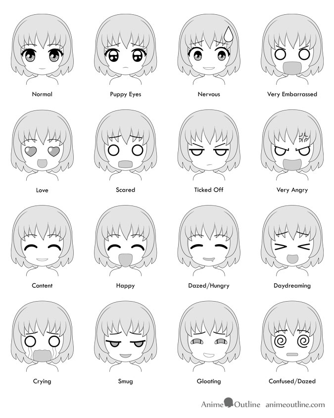 Facial Expression 1 Manu  Illustrations ART street