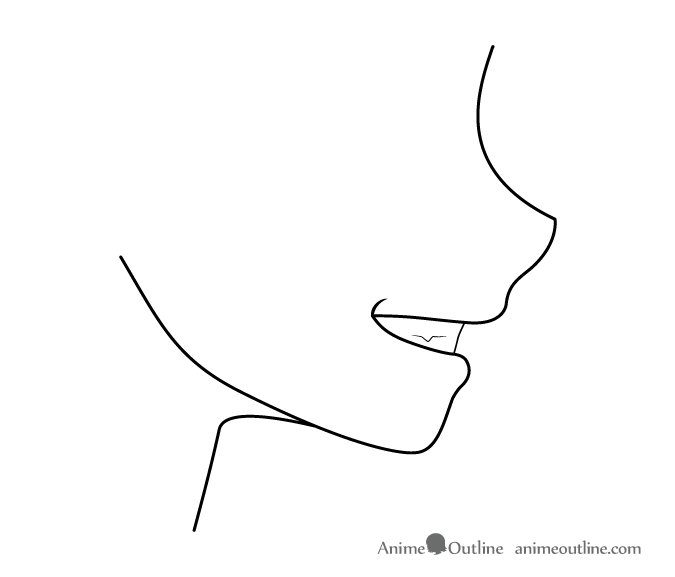 How to Draw Anime Face PROFILE SIDE VIEW | Manga Drawing Tutorial - YouTube