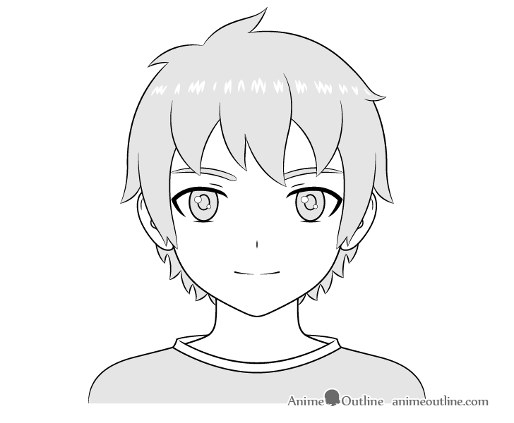 Drawing a Anime Boy Step By Step For Beginners, How To Draw…