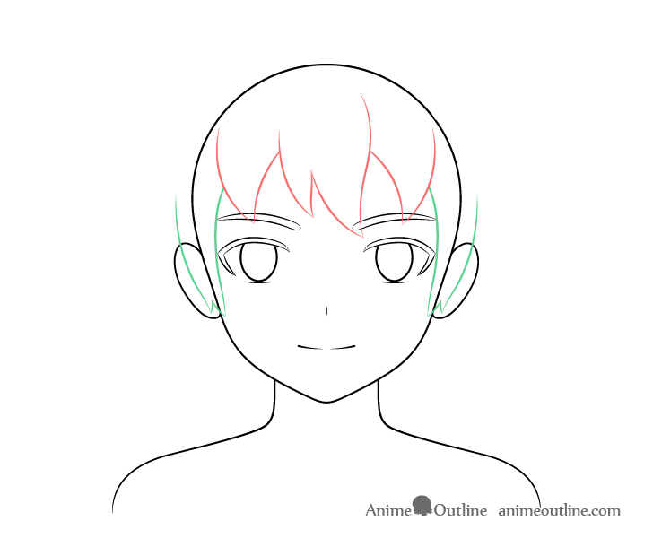 How To Draw A Quick Easy Anime Girl Face, Step by Step, Drawing Guide, by  MokonaFlower - DragoArt