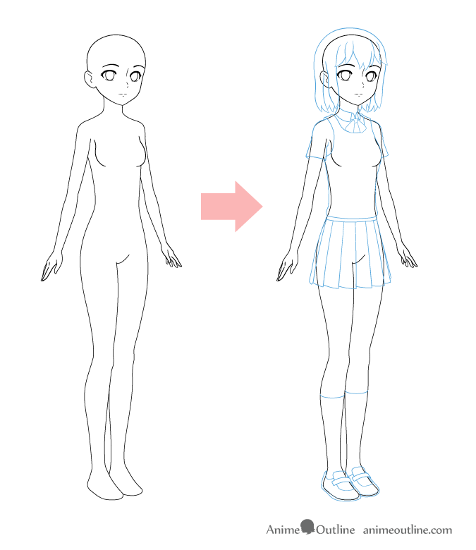 how to draw clothes for girls