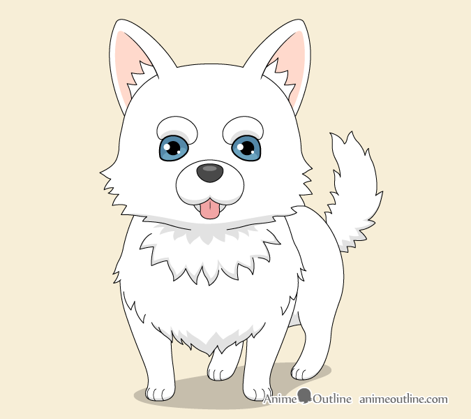 prompthunt: extremely cute anime dog. 100% anime ghibli-style pretty pastel  bright color loving puppy. arf hes an anime puppy. i wanna adopt this puppy.  he is the cutest little puppy in the