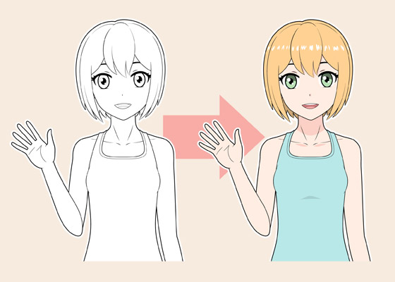 How To Color Anime Clothes - Tips and Techniques