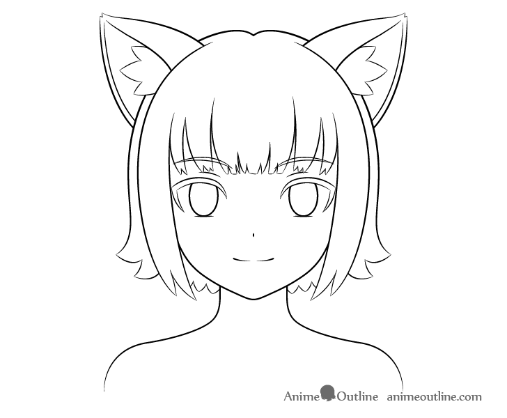 Cat Girl Cat Ears Anime Girls Anime Animal Ears Heart Blue Eyes Wallpaper   Resolution1300x1366  ID1293083  wallhacom