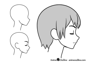 How to Draw Anime Facial Expressions Side View - AnimeOutline