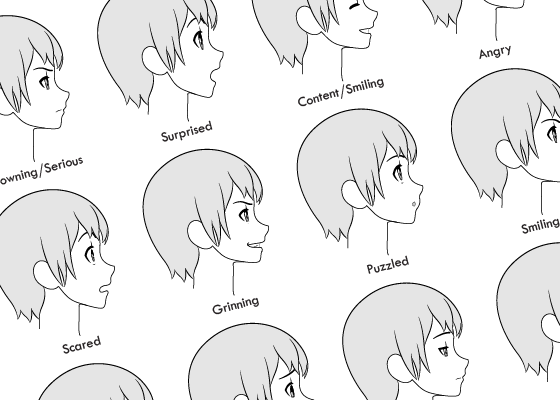 How to Draw SIDE VIEW Anime Face MALE  YouTube