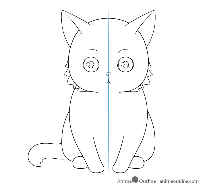 Adorable feline friends. This cute anime cat head collection set features  Hand drawn line art illustrations perfect for cat lovers 21571283 Vector  Art at Vecteezy