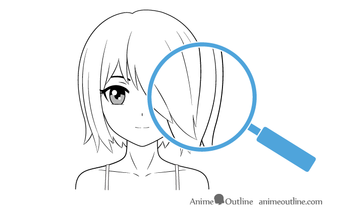 How To Draw Anime Girl Using Only ONE Pencil Anime Drawing Tutorial   YouTube