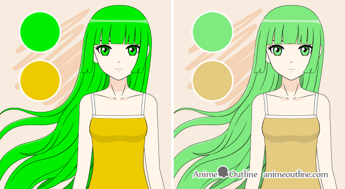 Easy How to color like an Anime  MediBang Paint  the free digital  painting and manga creation software
