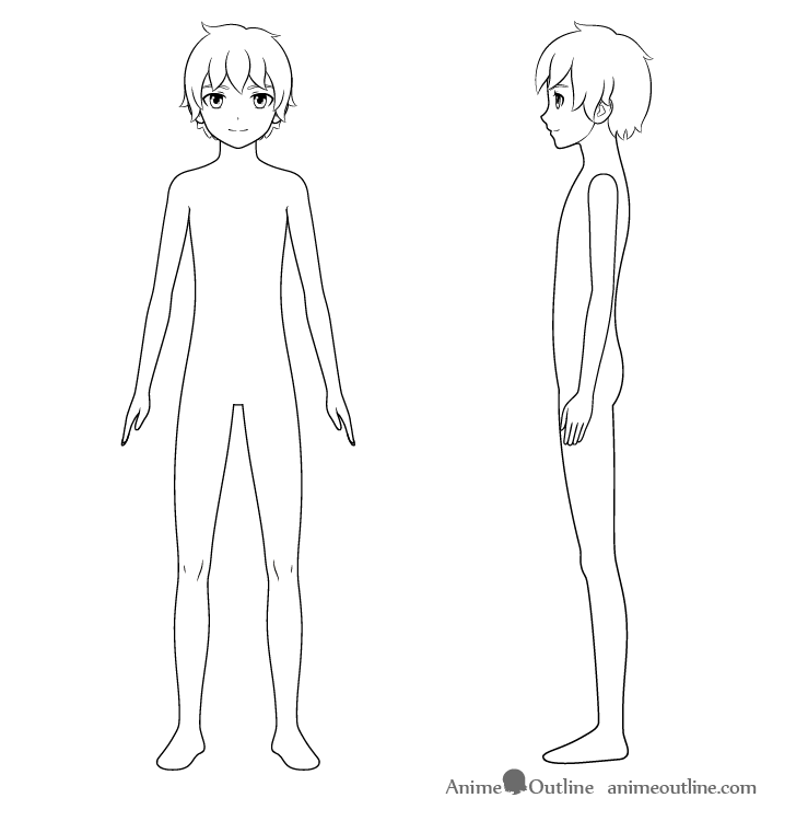 Agshowsnsw | How to draw anime characters body boy