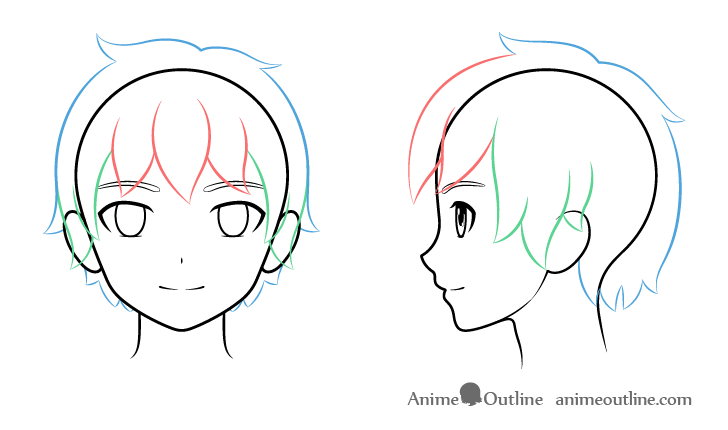 Featured image of post The Best 28 Anime Boy Hair Drawing Side View