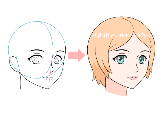 How to Draw Manga-Style Faces - FeltMagnet