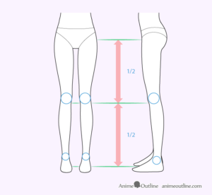 How to Draw Female Anime Legs Tutorial - AnimeOutline