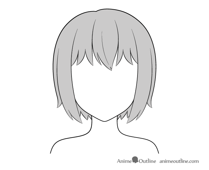Anime Hair Drawing Lessons Step by Step Drawing