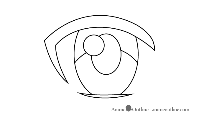 How To Draw Female Anime Eyes Tutorial Animeoutline