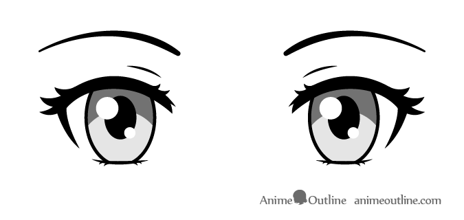 How to Draw Anime Eyes Easy Step by Step Tutorial