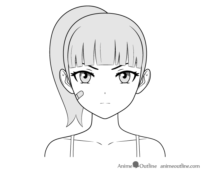 Draw Anime Faces  Heads  Drawing Manga Faces Step by Step Tutorials  How  to Draw Step by Step Drawing Tutorials