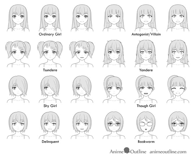 15 cute anime girl hairstyles in 2020  Tukocoke