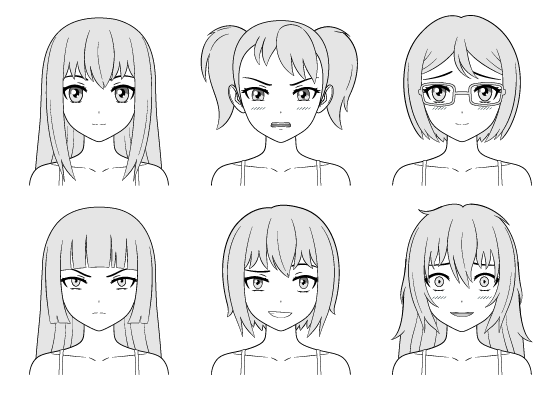 How To Draw Anime Characters Step By Step - Minecraft Land