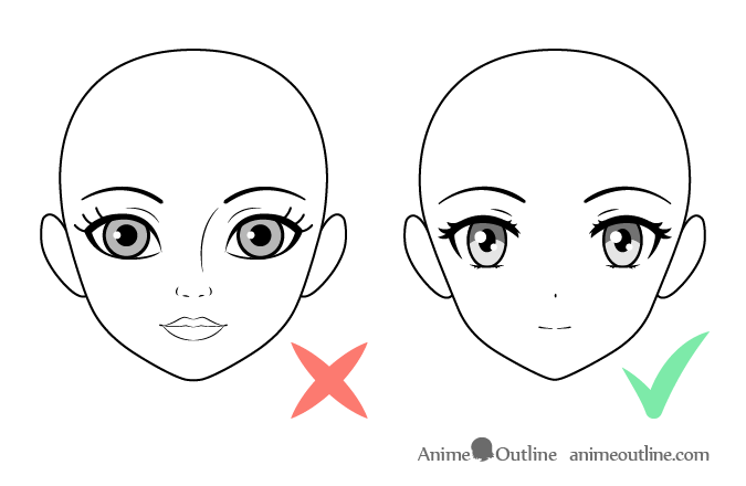 1/6 Doll Face Covers DIY Makeup Doll Parts Japan Anime Figure Doll Parts Blank  Face Doll Accesories Original Quality Anime Face